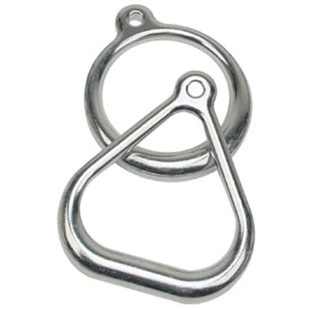 Jensen Commercial Polished Aluminum Triangle Ring A180